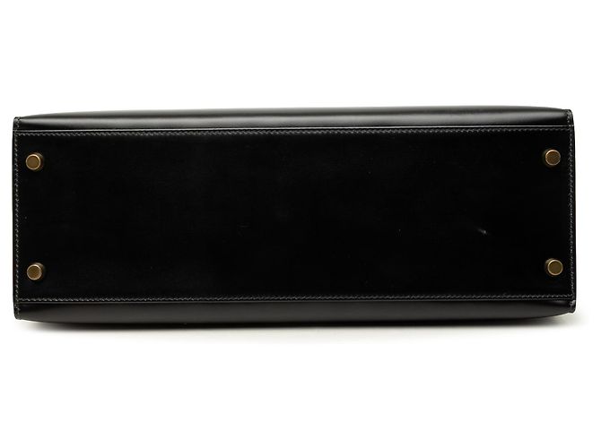 Hermès Black Box Calf Kelly Sellier 32 Nero - vista 3