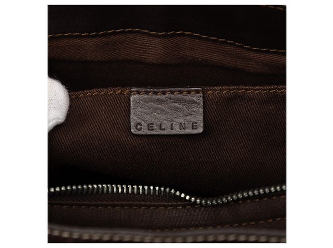Céline Borsa a mano Boogie in pelle marrone Celine Marrone scuro - vista 5