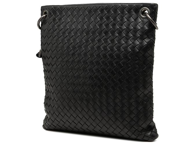 Bottega Veneta Sac bandoulière VN en cuir nappa intrecciato noir - vue 2