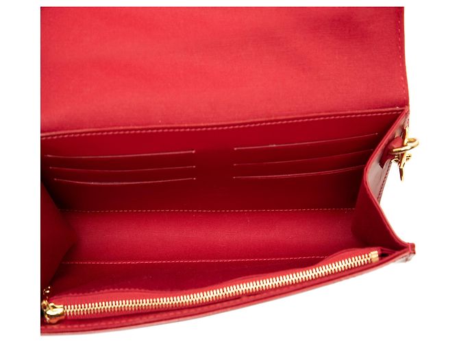 Louis Vuitton Red Monogram Vernis Rossmore MM Rot - Ansicht 4