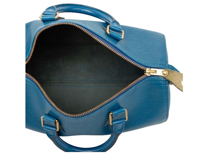 Louis Vuitton Blue Epi Speedy 25 Blau - Ansicht 4