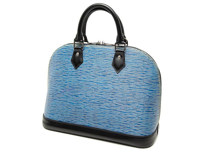 Louis Vuitton Blue Epi Denim Alma PM - vista 2