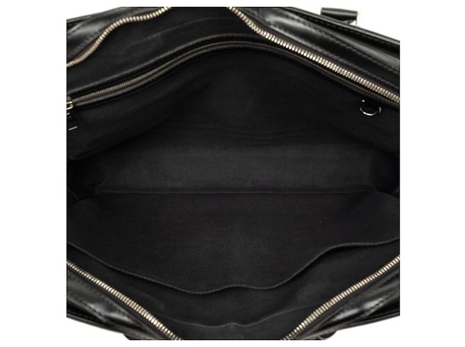 Louis Vuitton Black Epi Bassano GM Nero - vista 4
