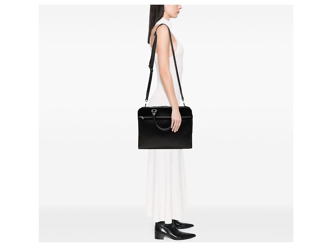 Louis Vuitton Black Epi Bassano GM Nero - vista 8
