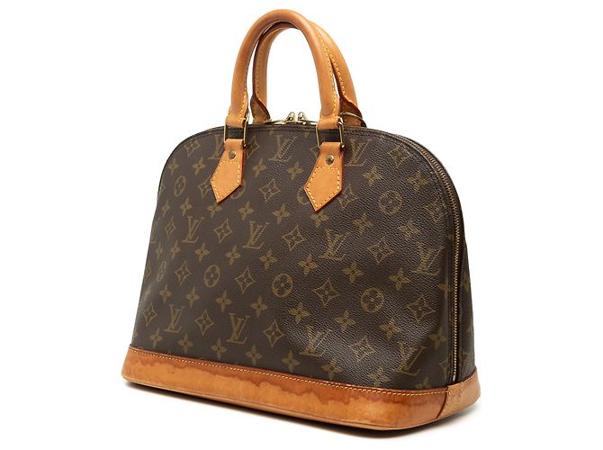 Louis Vuitton Brown Monogram Alma PM Castaño - vista 2