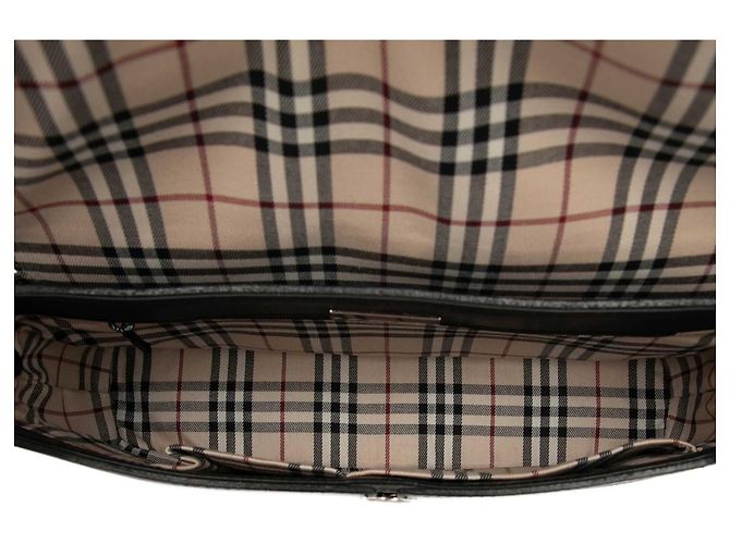 Borsa a tracolla Burberry in pelle nera Nero - vista 4