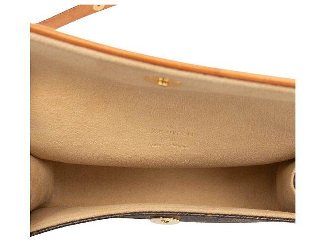 Louis Vuitton Brown Monogram Pochette Florentine Marrone - vista 4
