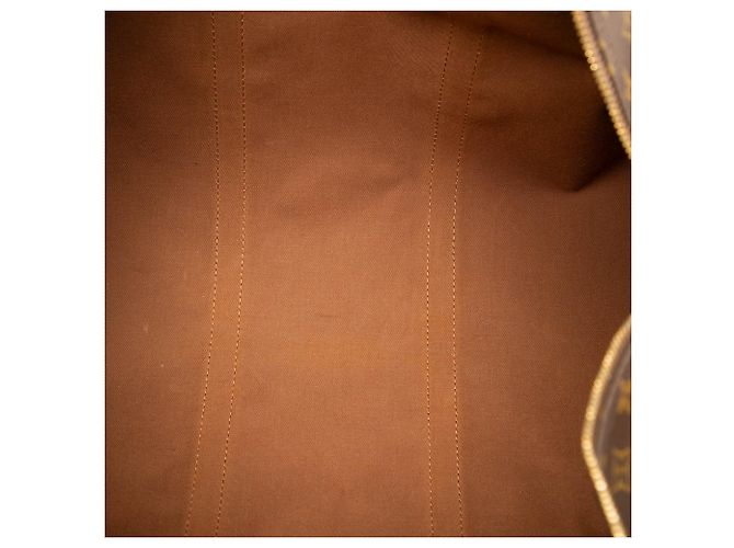 Louis Vuitton Brown Monogram Keepall 60 Marrone - vista 4