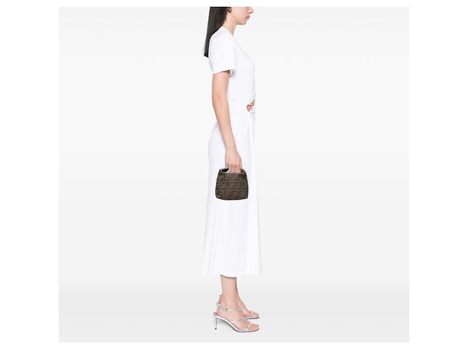 Borsa Fendi in tela Zucca marrone - vista 6