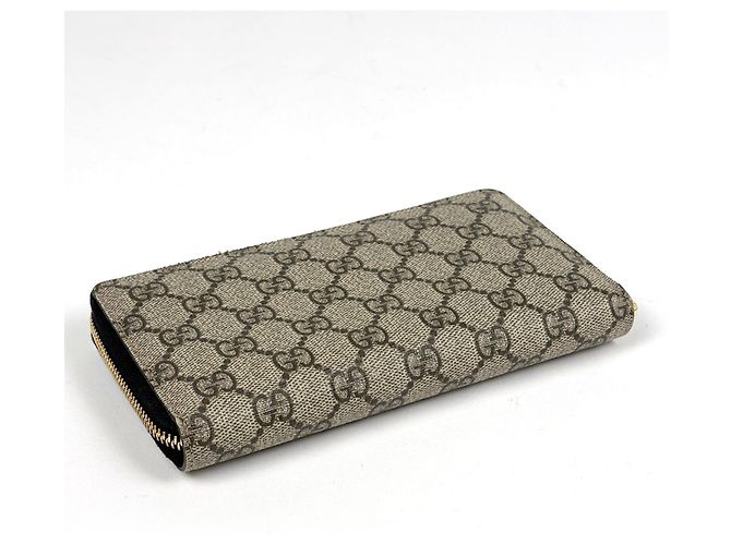 Cartera larga Gucci GG Marmont Negro Beige - vista 2