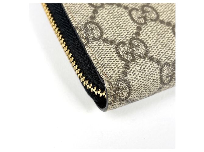 Cartera larga Gucci GG Marmont Negro Beige - vista 3