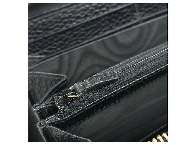 Cartera larga Gucci GG Marmont Negro Beige - vista 5