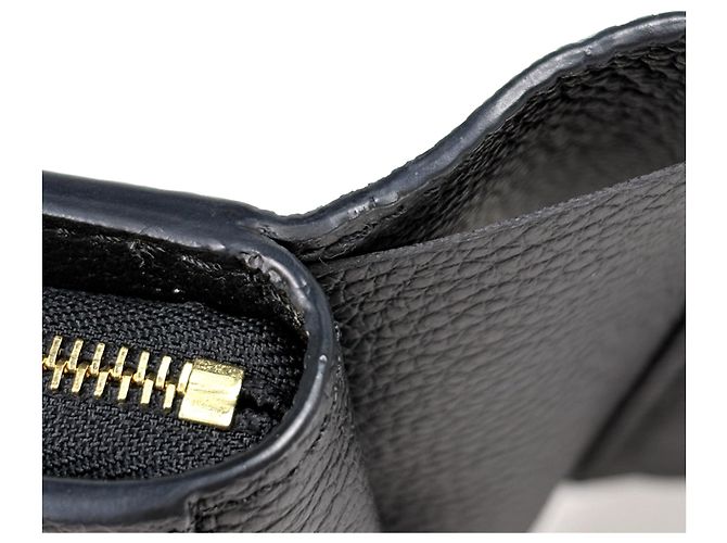 Louis Vuitton Portefeuille Claire Bi-fold Wallet Nero - vista 3