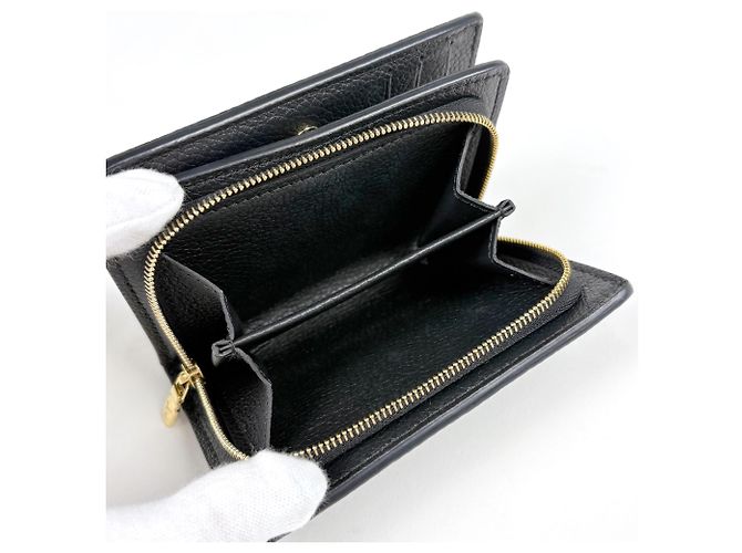 Louis Vuitton Portefeuille Claire Bi-fold Wallet Nero - vista 4