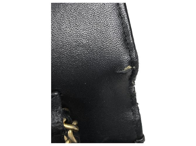 Borsa a tracolla portafoglio con catena Chanel Boy Nero - vista 6