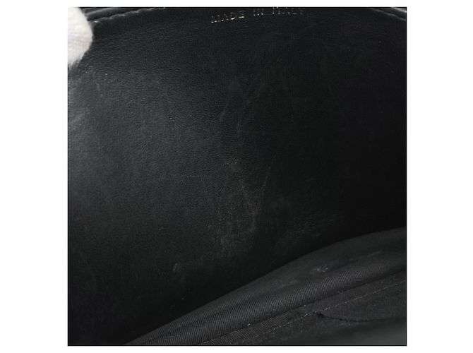Borsa a tracolla portafoglio con catena Chanel Boy Nero - vista 8