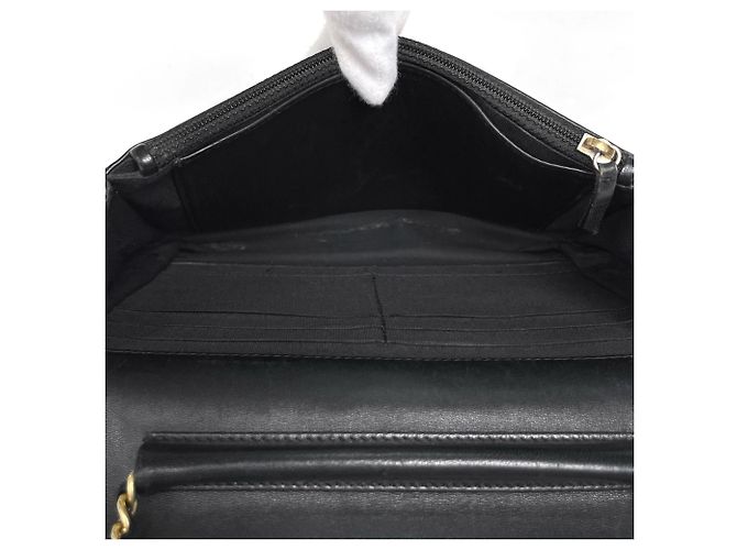 Borsa a tracolla portafoglio con catena Chanel Boy Nero - vista 9
