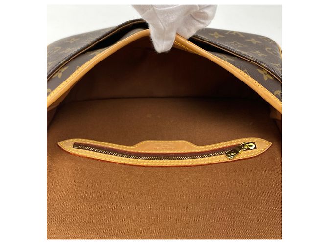 Bolso de hombro Louis Vuitton Sologne Castaño - vista 10