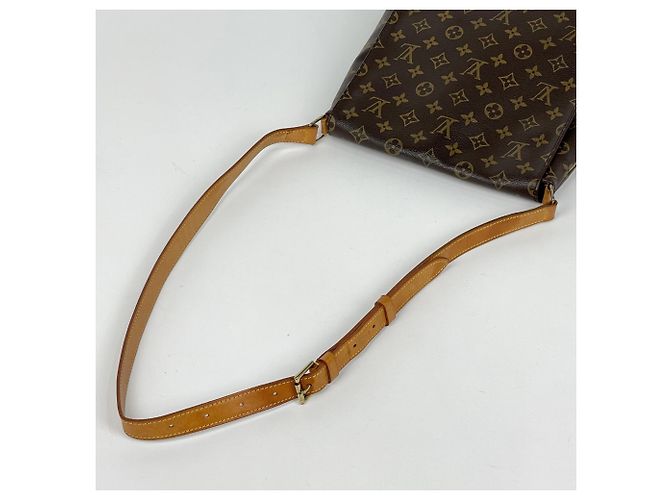 Borsa a tracolla Louis Vuitton Musette Marrone - vista 7