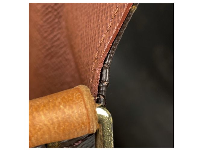 Borsa a tracolla Louis Vuitton Musette Marrone - vista 8