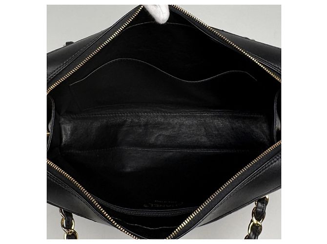 Borsa Tote Chanel in pelle nera Nero - vista 6