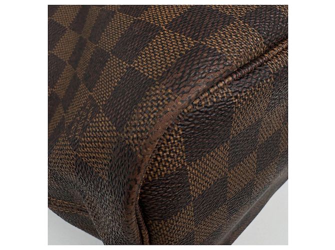 Louis Vuitton Neverfull MM Tote Bag Braun Damier ebene - Ansicht 3