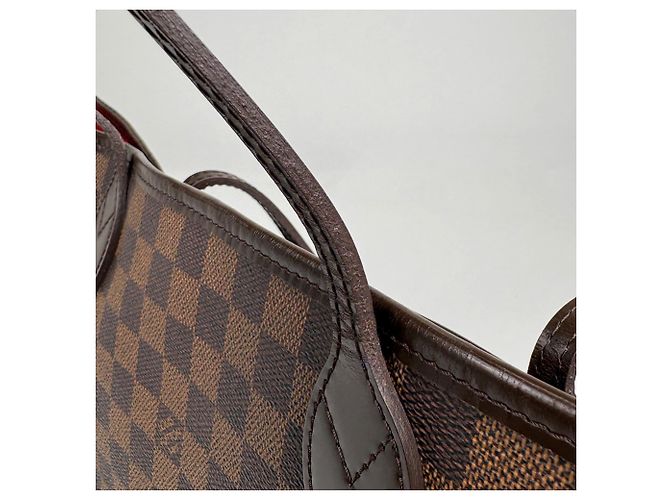 Louis Vuitton Neverfull MM Tote Bag Braun Damier ebene - Ansicht 7