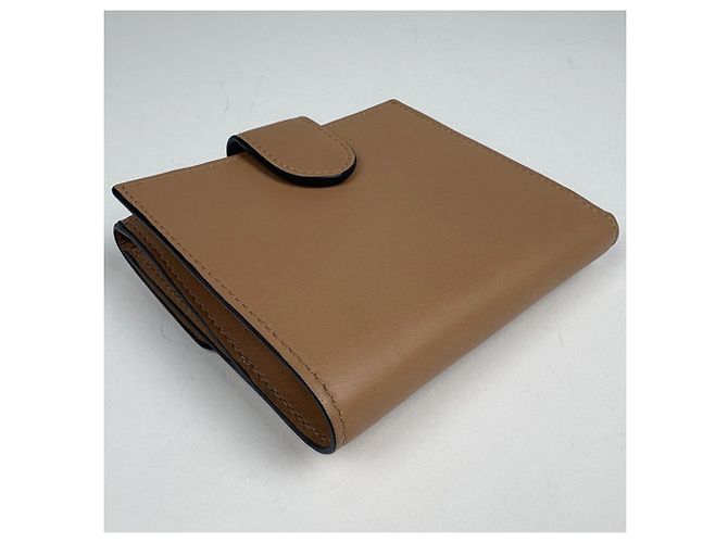 Cartera bi-fold Gucci de cuero marrón Castaño - vista 2