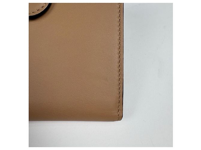 Cartera bi-fold Gucci de cuero marrón Castaño - vista 4