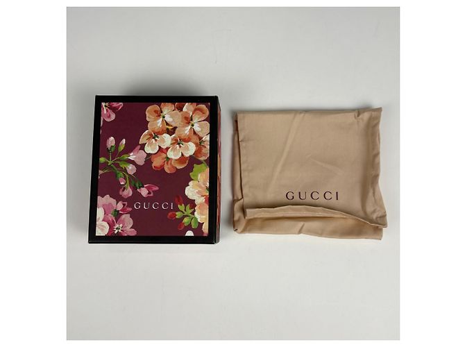 Cartera bi-fold Gucci de cuero marrón Castaño - vista 8