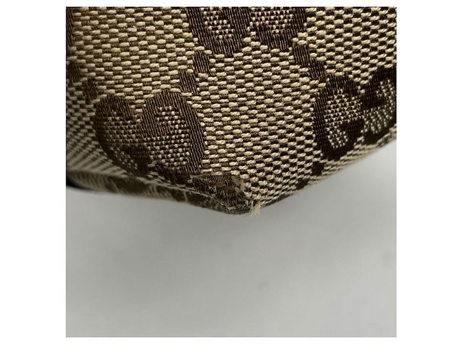 Borsa Tote Gucci GG Canvas Marrone - vista 3