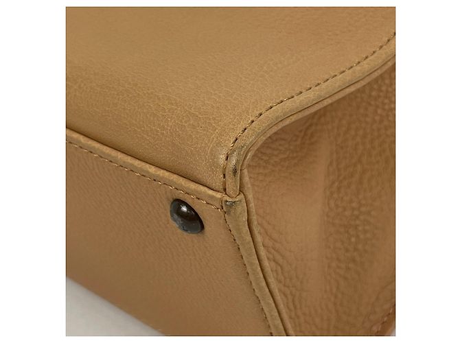 Chanel Handtasche aus beigem Leder - Ansicht 3