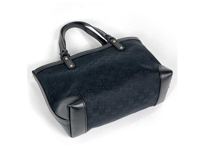 Borsa Gucci GG Canvas Black Nero - vista 2