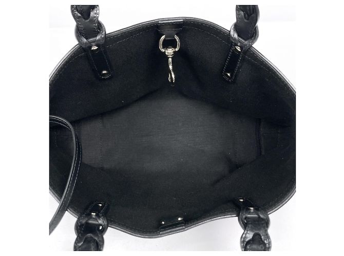 Borsa Gucci GG Canvas Black Nero - vista 6