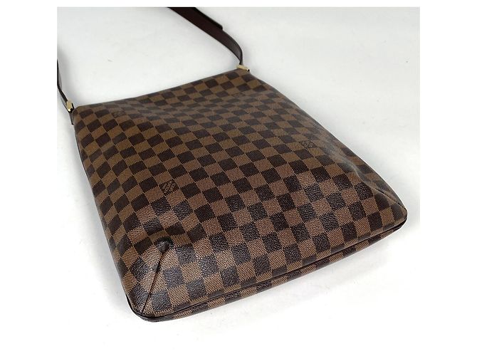 Borsa a tracolla Louis Vuitton Damier Musette Marrone Damier ebene - vista 2