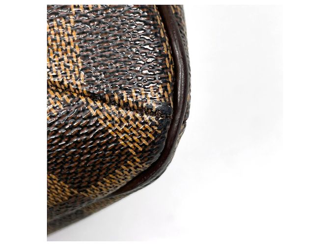 Borsa a tracolla Louis Vuitton Damier Musette Marrone Damier ebene - vista 3