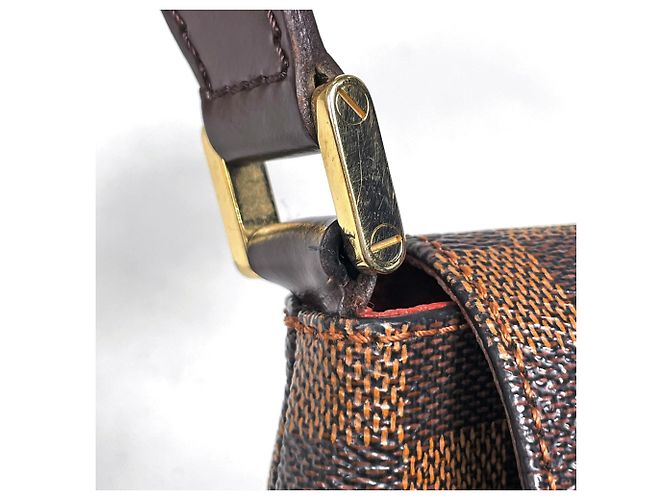 Borsa a tracolla Louis Vuitton Damier Musette Marrone Damier ebene - vista 5