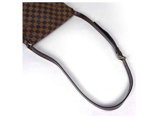 Borsa a tracolla Louis Vuitton Damier Musette Marrone Damier ebene - vista 7