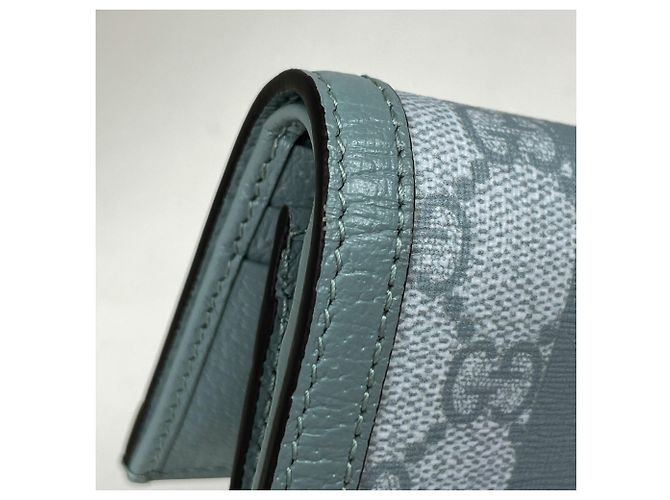 Cartera bi-fold Gucci Ophidia Azul claro - vista 4