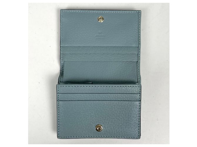 Cartera bi-fold Gucci Ophidia Azul claro - vista 6