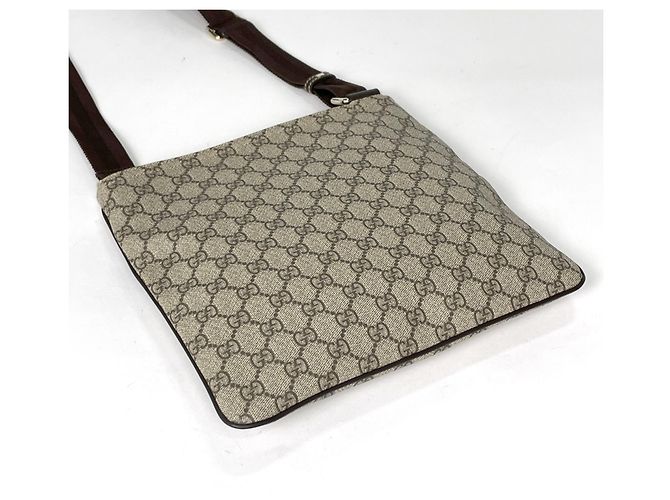 Borsa a tracolla Gucci con motivo GG marrone - vista 2