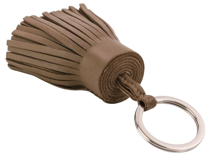 Hermès Accessorio Portachiavi Hermes Carmen Taupe - vista 3