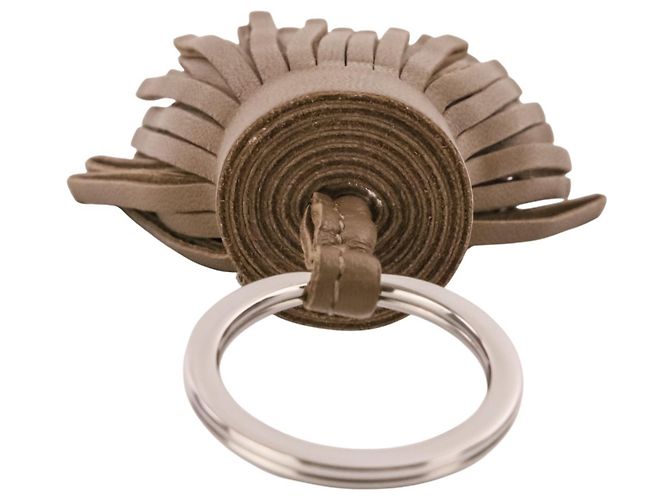 Hermès Accessorio Portachiavi Hermes Carmen Taupe - vista 7