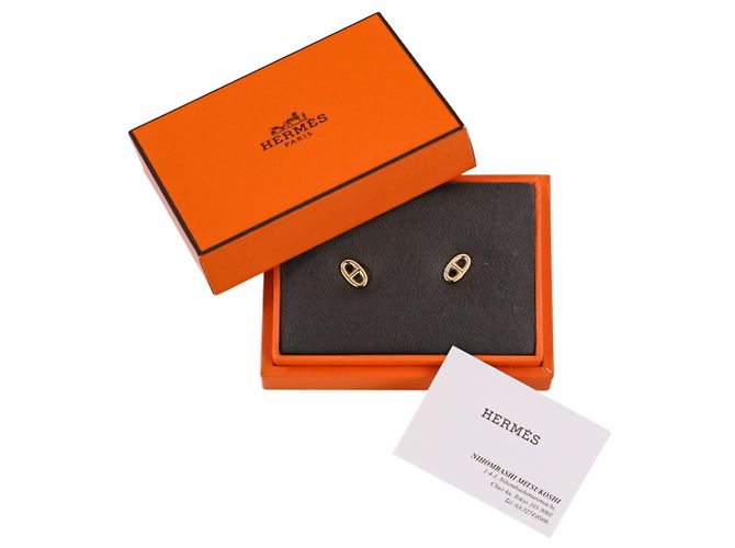 Hermès Orecchini HERMES Chaine d'Ancre Farandole TPM D'oro - vista 10