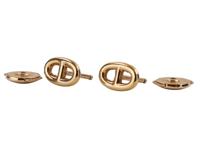 Hermès Orecchini HERMES Chaine d'Ancre Farandole TPM D'oro - vista 4