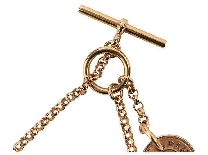 Hermès Set de Pulsera de Dijes Hermes Gambard Dorado - vista 10