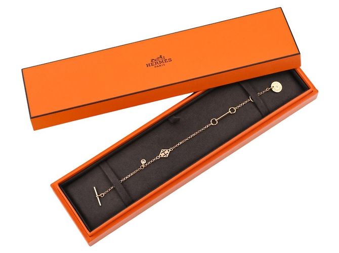 Hermès Set de Pulsera de Dijes Hermes Gambard Dorado - vista 13