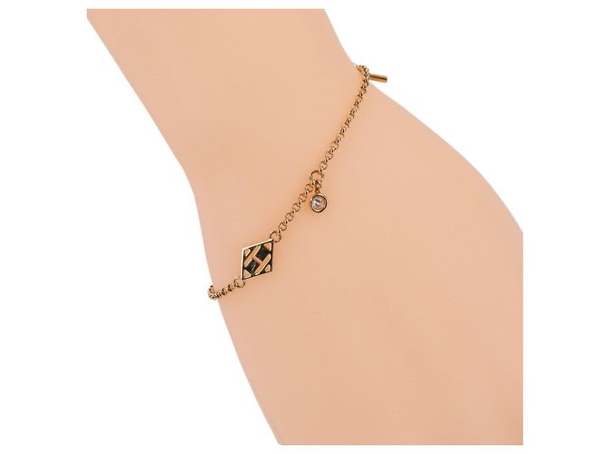 Hermès Set de Pulsera de Dijes Hermes Gambard Dorado - vista 3