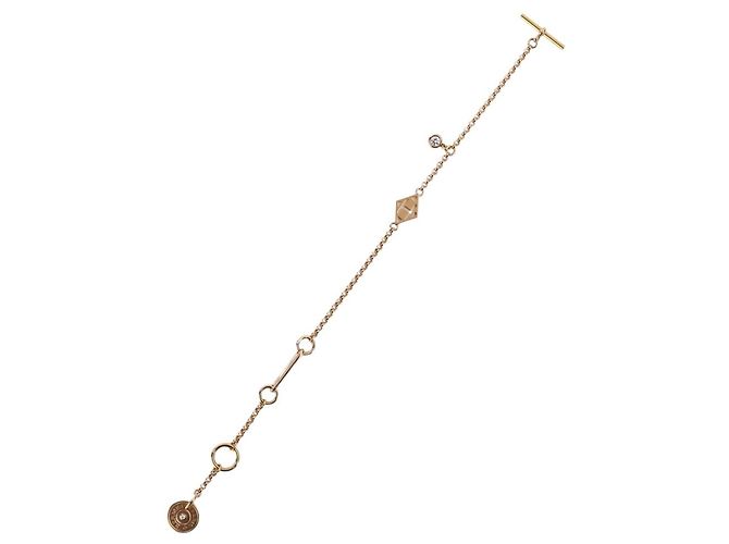 Hermès Set de Pulsera de Dijes Hermes Gambard Dorado - vista 4