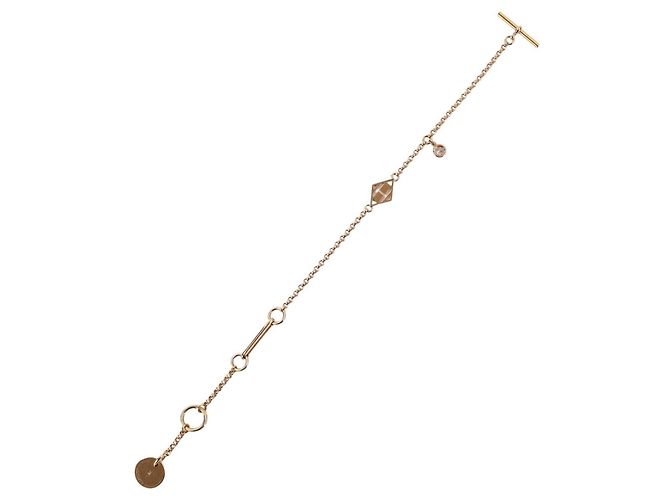 Hermès Set de Pulsera de Dijes Hermes Gambard Dorado - vista 5